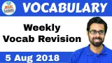 Vocab weekly revision video