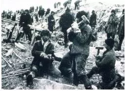 Gulag - A prison camp where conditions are extremely bad and the prisoners are forced to work very hard.