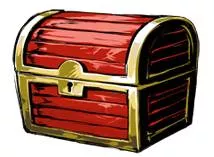 Coffer - A box for holding money or other valuable things.