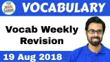 Vocab weekly revision video
