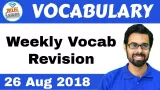 Vocab weekly revision video