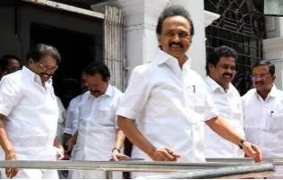 Father to son  on stalin as dmk president 