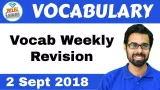 Vocab weekly revision video