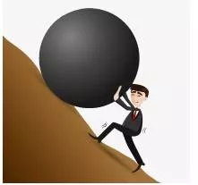Travails  - Very hard or unpleasant work.