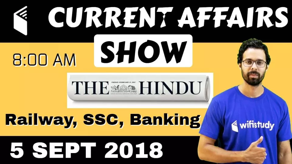 5th sept 2018