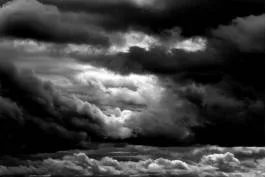 Portentous  - Foreboding, ominous, or threatening.