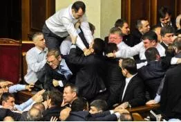 Mayhem  - Violent or extreme disorder; chaos.