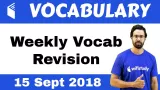 Vocab weekly revision video