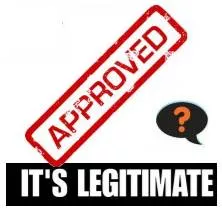 Legitimate  - Allowed according to law, or reasonable and acceptable: