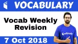 Vocab weekly revision video