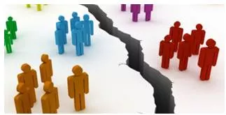 Divisive  - Tending to cause disagreement or hostility between people.