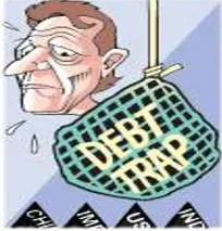 Indebted to china 