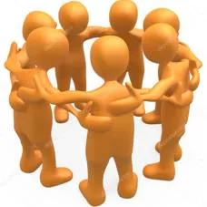 Huddle  - A close grouping of people or things.