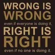 Dictum  - A short statement that expresses a general truth or principle.
