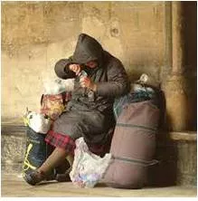 Immiserate  - Cause to become poor or impoverished.