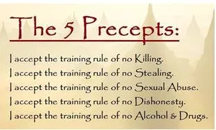 Precept  - A general rule intended to regulate behaviour or thought.