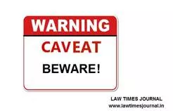 Caveat  - A warning to consider something before taking any more action.