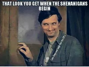 Shenanigans  - Secret or dishonest activity or maneuvering.