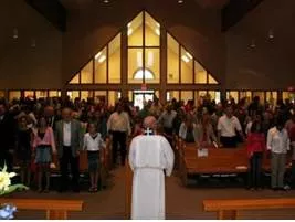 Congregation  - A group of people assembled for religious worship.
