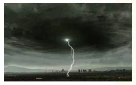 Ominous  - Being or showing a sign of evil or calamity to come.