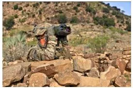 Reconnoiter  - Make a military observation of (a region).
