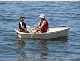 Dinghy  - A small sailing boat: