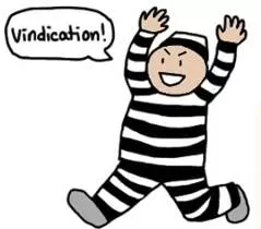 Vindicate  - To free from allegation or blame.
