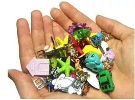Trinket  - A small ornament or item of jewellery that is of little value.