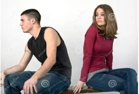 Spat - A brief petty quarrel or angry outburst.
