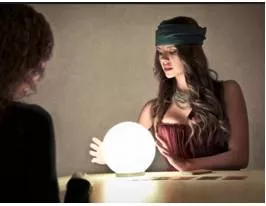 Prescience  - The fact of knowing something in advance.