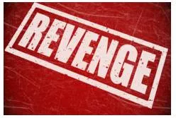 Retribution  - The act or an instance of responding to an injury with an injury:
