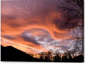 Portent  - Something believed to be a sign or warning of a future event.
