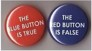 Contradiction  - The fact of something being the complete opposite of something else or very different from something else.
