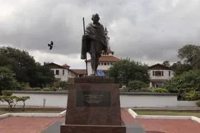 When gandhi’s statue is removed in ghana