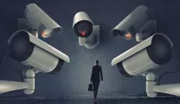 Surveillance  - Close observation, especially of a suspected spy or criminal.