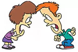 Fractious  - (typically of children) irritable and quarrelsome.