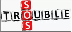 Beset  - (of a problem or difficulty) trouble (someone or something) persistently.