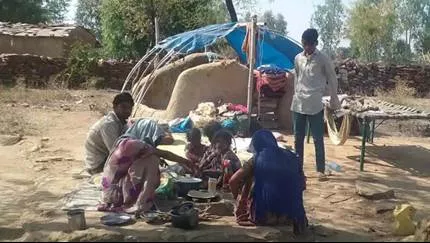 Penury - The state of being very poor; extreme poverty.