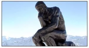Ponder  - To think carefully about something for a long time before reaching a decision.