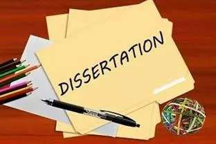 Dissertation - A long piece of writing on a particular subject, especially for a university degree