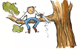 Folly  - The fact of being stupid, or a stupid action, idea, etc.