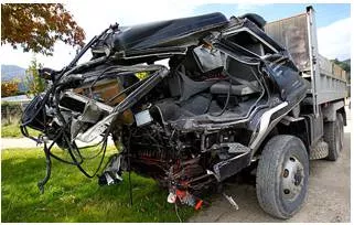 Mangle  - Destroy or severely damage by tearing or crushing.