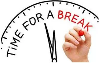 Hiatus  - A pause or break in continuity in a sequence or activity.