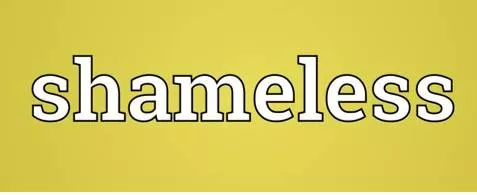 Unabashed  - Meaning: not embarrassed, disconcerted, or ashamed.