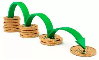 Dwindling  - Meaning: gradually diminishing in size, amount, or strength.