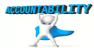 Accountable  - Meaning: required or expected to justify actions or decisions; responsible.