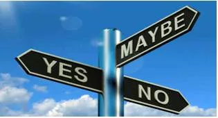 Vacillating  - Meaning: wavering between different opinions or actions; irresolute.