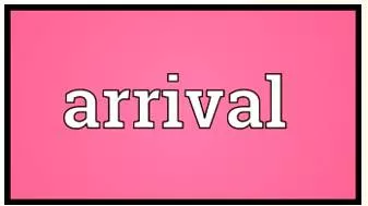 Advent  - Meaning: the arrival of a notable person or thing.