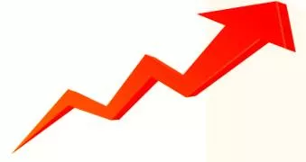 Balloon  - Meaning: (of an amount of money spent or owed) increase rapidly.