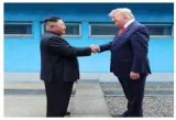 Trump in north korea